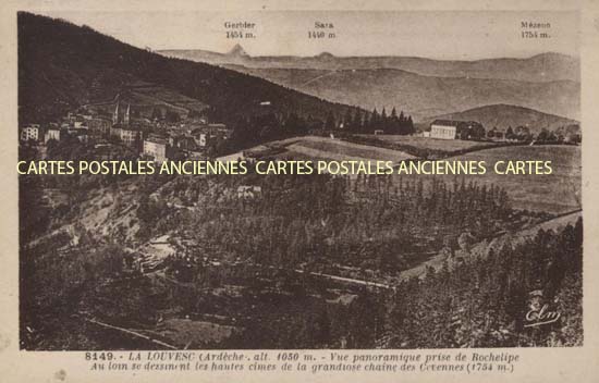 Cartes postales anciennes > CARTES POSTALES > carte postale ancienne > cartes-postales-ancienne.com Ardeche  Lalouvesc