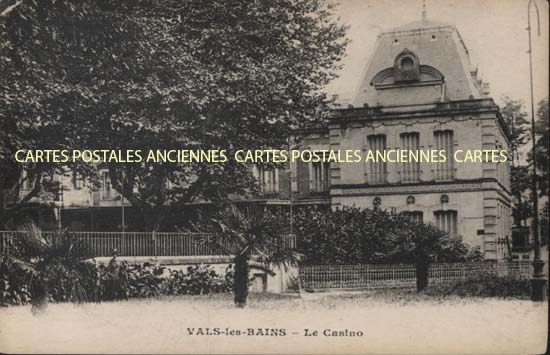 Cartes postales anciennes > CARTES POSTALES > carte postale ancienne > cartes-postales-ancienne.com Ardeche  Vals Les Bains