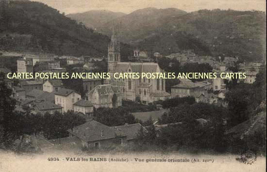 Cartes postales anciennes > CARTES POSTALES > carte postale ancienne > cartes-postales-ancienne.com Ardeche  Vals Les Bains