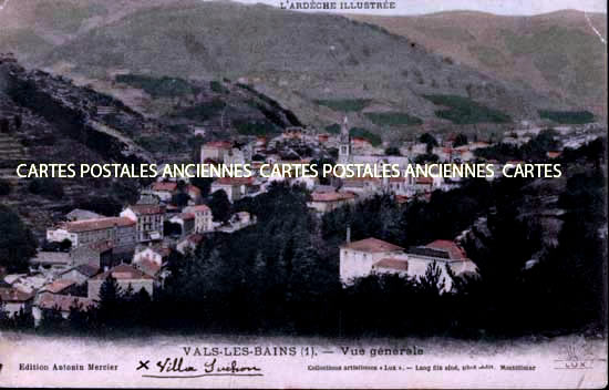 Cartes postales anciennes > CARTES POSTALES > carte postale ancienne > cartes-postales-ancienne.com Ardeche  Vals Les Bains
