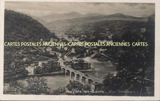 Cartes postales anciennes > CARTES POSTALES > carte postale ancienne > cartes-postales-ancienne.com Ardeche  Vals Les Bains