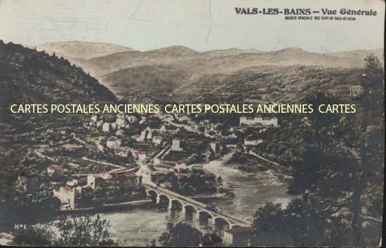 Cartes postales anciennes > CARTES POSTALES > carte postale ancienne > cartes-postales-ancienne.com Ardeche  Vals Les Bains