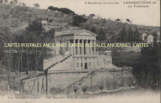 Cartes postales anciennes > CARTES POSTALES > carte postale ancienne > cartes-postales-ancienne.com Auvergne rhone alpes Ardeche Largentiere