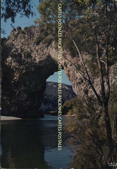 Cartes postales anciennes > CARTES POSTALES > carte postale ancienne > cartes-postales-ancienne.com Auvergne rhone alpes Ardeche Vallon Pont d'Arc