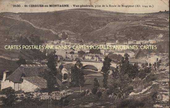 Cartes postales anciennes > CARTES POSTALES > carte postale ancienne > cartes-postales-ancienne.com Auvergne rhone alpes Ardeche Saint Cirgues En Montagne