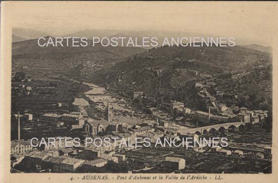 Cartes postales anciennes > CARTES POSTALES > carte postale ancienne > cartes-postales-ancienne.com Auvergne rhone alpes Ardeche Aubenas