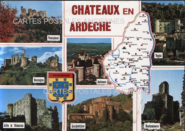 Cartes postales anciennes > CARTES POSTALES > carte postale ancienne > cartes-postales-ancienne.com Auvergne rhone alpes Ardeche Largentiere