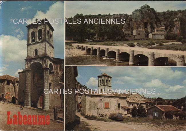 Cartes postales anciennes > CARTES POSTALES > carte postale ancienne > cartes-postales-ancienne.com Auvergne rhone alpes Ardeche Labeaume