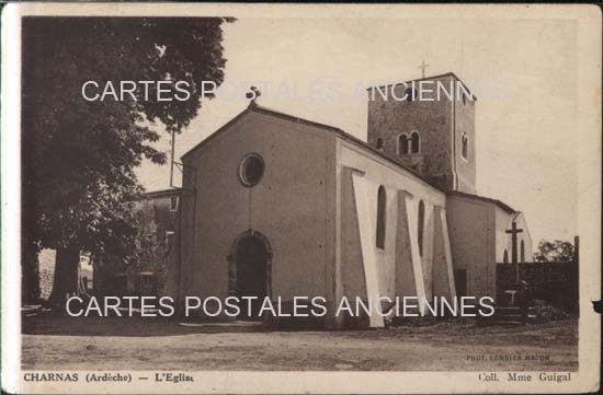 Cartes postales anciennes > CARTES POSTALES > carte postale ancienne > cartes-postales-ancienne.com Auvergne rhone alpes Ardeche Charnas