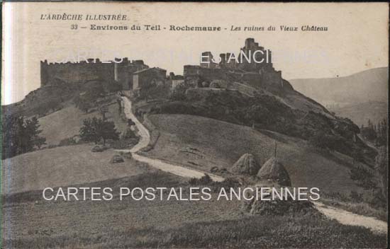 Cartes postales anciennes > CARTES POSTALES > carte postale ancienne > cartes-postales-ancienne.com Auvergne rhone alpes Ardeche Rochemaure