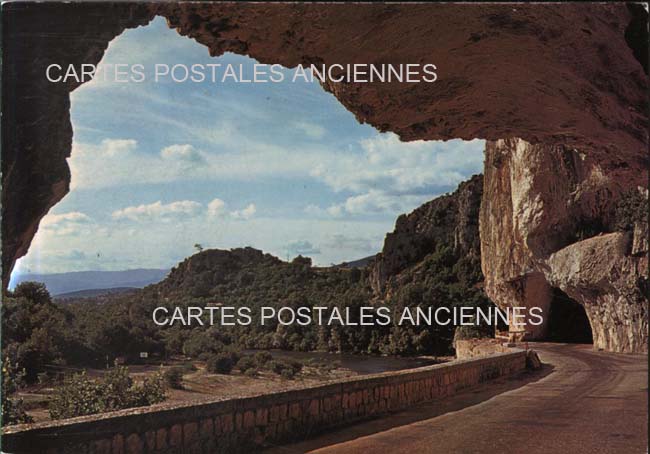Cartes postales anciennes > CARTES POSTALES > carte postale ancienne > cartes-postales-ancienne.com Auvergne rhone alpes Ardeche Vallon Pont d'Arc