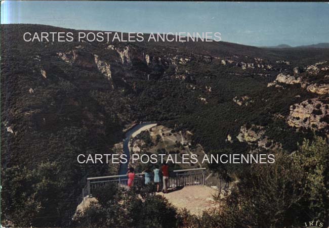 Cartes postales anciennes > CARTES POSTALES > carte postale ancienne > cartes-postales-ancienne.com Auvergne rhone alpes Ardeche Vallon Pont d'Arc