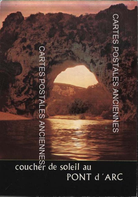 Cartes postales anciennes > CARTES POSTALES > carte postale ancienne > cartes-postales-ancienne.com Auvergne rhone alpes Ardeche Vallon Pont d'Arc