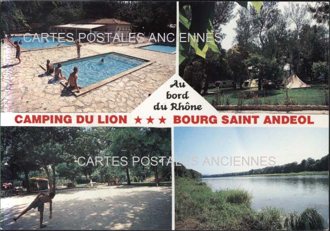 Cartes postales anciennes > CARTES POSTALES > carte postale ancienne > cartes-postales-ancienne.com Auvergne rhone alpes Ardeche Bourg Saint Andeol