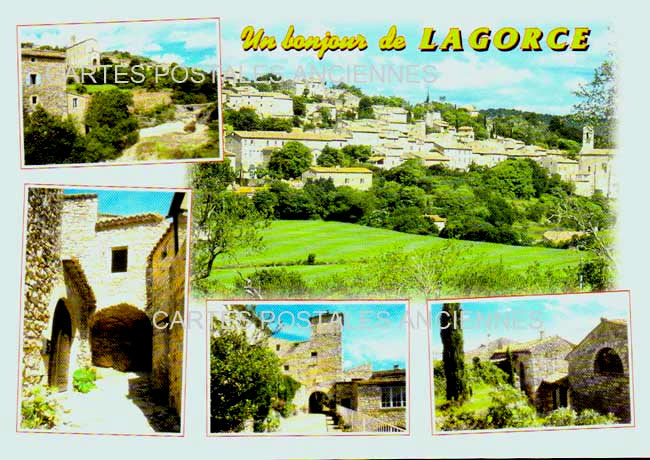 Cartes postales anciennes > CARTES POSTALES > carte postale ancienne > cartes-postales-ancienne.com Auvergne rhone alpes Ardeche Lagorce