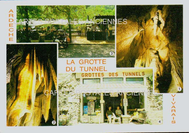 Cartes postales anciennes > CARTES POSTALES > carte postale ancienne > cartes-postales-ancienne.com Auvergne rhone alpes Ardeche Vallon Pont d'Arc