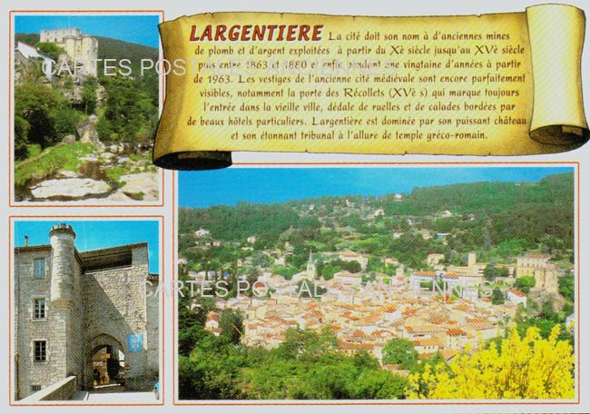 Cartes postales anciennes > CARTES POSTALES > carte postale ancienne > cartes-postales-ancienne.com Auvergne rhone alpes Ardeche Largentiere