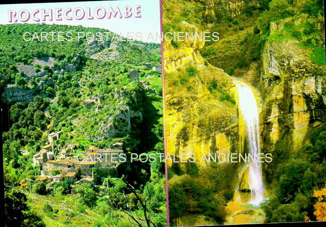 Cartes postales anciennes > CARTES POSTALES > carte postale ancienne > cartes-postales-ancienne.com Auvergne rhone alpes Ardeche Rochecolombe