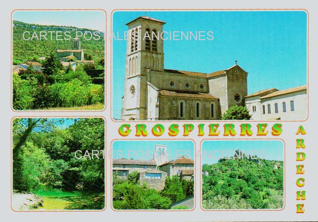 Cartes postales anciennes > CARTES POSTALES > carte postale ancienne > cartes-postales-ancienne.com Auvergne rhone alpes Ardeche Grospierres