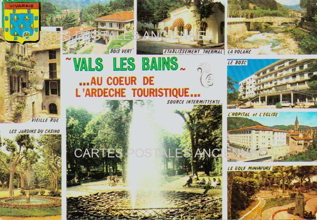 Cartes postales anciennes > CARTES POSTALES > carte postale ancienne > cartes-postales-ancienne.com Ardeche  Vals Les Bains
