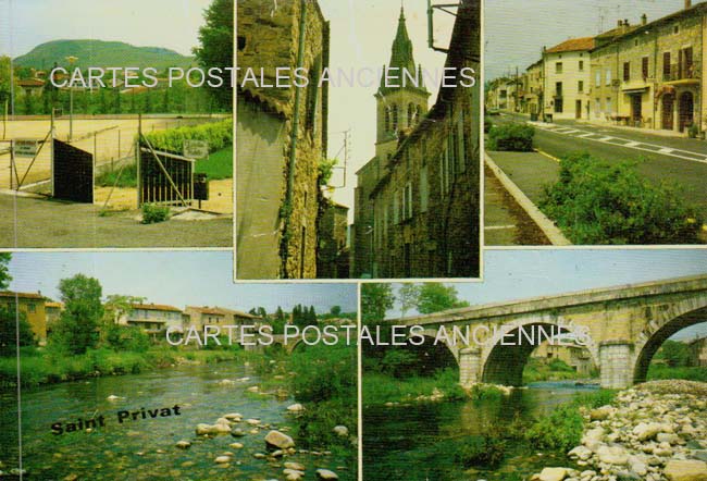 Cartes postales anciennes > CARTES POSTALES > carte postale ancienne > cartes-postales-ancienne.com Ardeche  Saint Privat