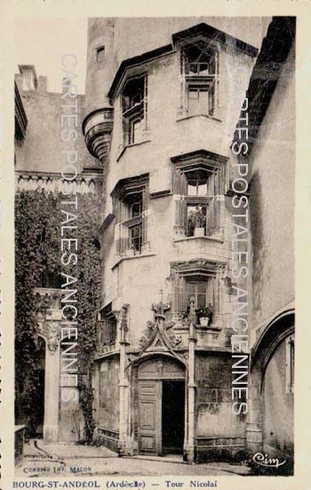 Cartes postales anciennes > CARTES POSTALES > carte postale ancienne > cartes-postales-ancienne.com Auvergne rhone alpes Ardeche Bourg Saint Andeol