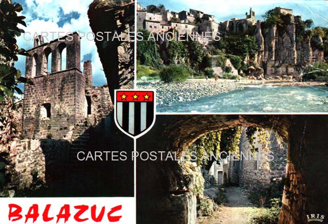 Cartes postales anciennes > CARTES POSTALES > carte postale ancienne > cartes-postales-ancienne.com Auvergne rhone alpes Ardeche Balazuc