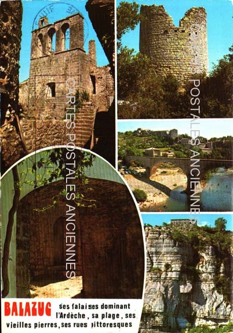 Cartes postales anciennes > CARTES POSTALES > carte postale ancienne > cartes-postales-ancienne.com Auvergne rhone alpes Ardeche Balazuc