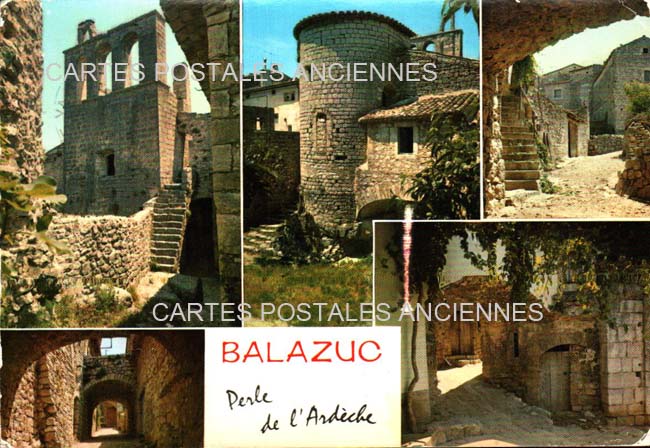 Cartes postales anciennes > CARTES POSTALES > carte postale ancienne > cartes-postales-ancienne.com Auvergne rhone alpes Ardeche Balazuc