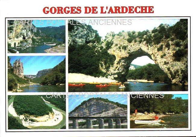 Cartes postales anciennes > CARTES POSTALES > carte postale ancienne > cartes-postales-ancienne.com Ardeche  Vallon Pont d'Arc