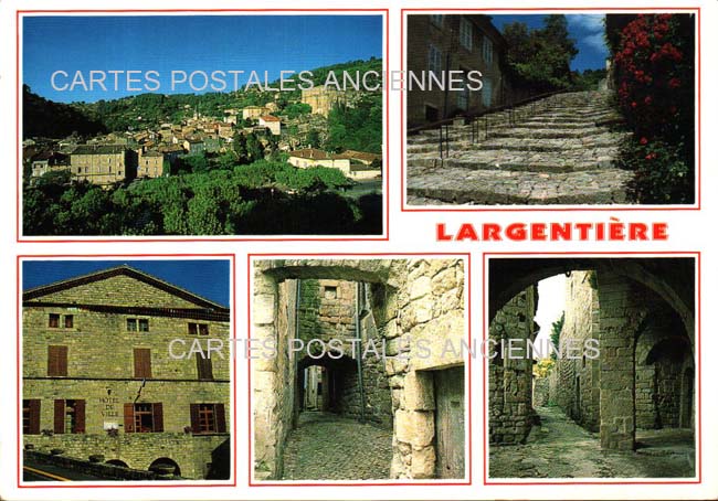 Cartes postales anciennes > CARTES POSTALES > carte postale ancienne > cartes-postales-ancienne.com Auvergne rhone alpes Ardeche Largentiere