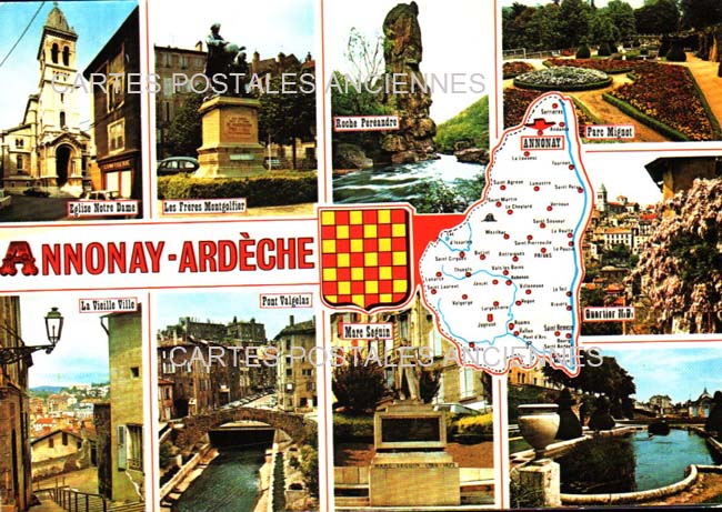 Cartes postales anciennes > CARTES POSTALES > carte postale ancienne > cartes-postales-ancienne.com Auvergne rhone alpes Ardeche Annonay