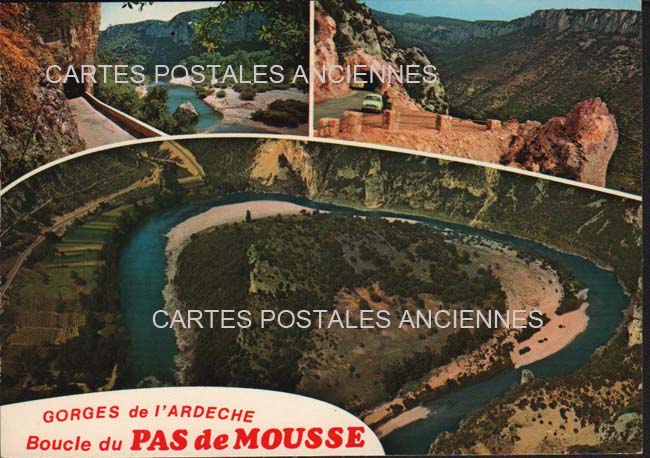 Cartes postales anciennes > CARTES POSTALES > carte postale ancienne > cartes-postales-ancienne.com Auvergne rhone alpes Ardeche Berrias et Casteljau