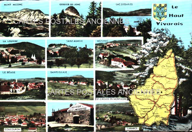 Cartes postales anciennes > CARTES POSTALES > carte postale ancienne > cartes-postales-ancienne.com Auvergne rhone alpes Ardeche Saint Martial