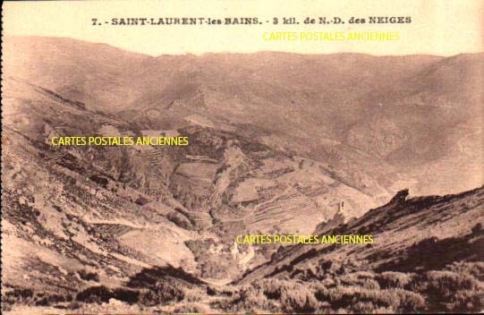 Cartes postales anciennes > CARTES POSTALES > carte postale ancienne > cartes-postales-ancienne.com Auvergne rhone alpes Ardeche Saint Laurent Les Bains