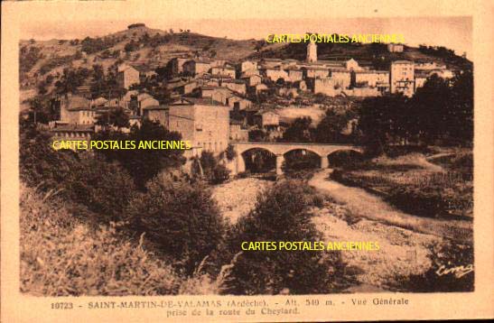 Cartes postales anciennes > CARTES POSTALES > carte postale ancienne > cartes-postales-ancienne.com Auvergne rhone alpes Ardeche Saint Martin De Valamas