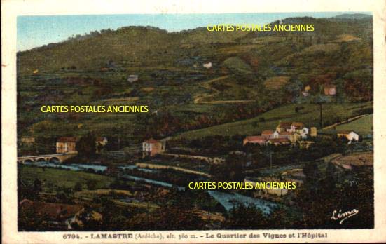 Cartes postales anciennes > CARTES POSTALES > carte postale ancienne > cartes-postales-ancienne.com Auvergne rhone alpes Ardeche Lamastre