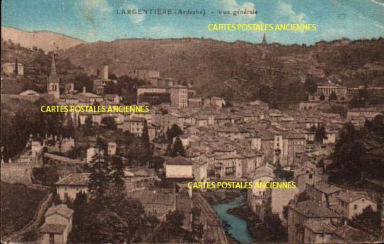 Cartes postales anciennes > CARTES POSTALES > carte postale ancienne > cartes-postales-ancienne.com Auvergne rhone alpes Ardeche Largentiere