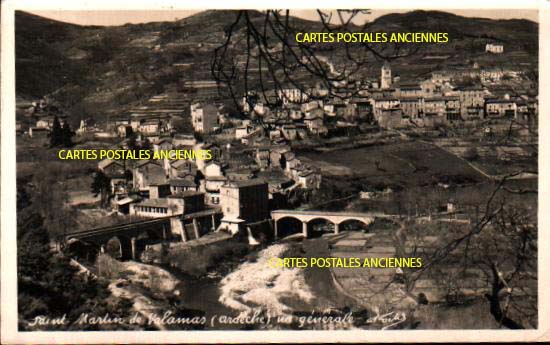 Cartes postales anciennes > CARTES POSTALES > carte postale ancienne > cartes-postales-ancienne.com Auvergne rhone alpes Ardeche Saint Martin De Valamas