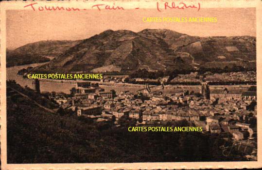 Cartes postales anciennes > CARTES POSTALES > carte postale ancienne > cartes-postales-ancienne.com Auvergne rhone alpes Ardeche Tournon Sur Rhone