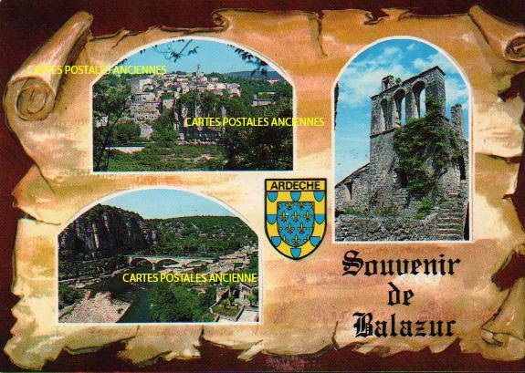 Cartes postales anciennes > CARTES POSTALES > carte postale ancienne > cartes-postales-ancienne.com Auvergne rhone alpes Ardeche Balazuc