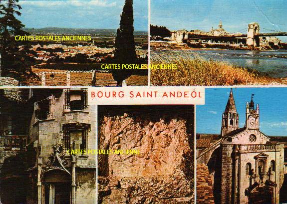 Cartes postales anciennes > CARTES POSTALES > carte postale ancienne > cartes-postales-ancienne.com Auvergne rhone alpes Ardeche Bourg Saint Andeol