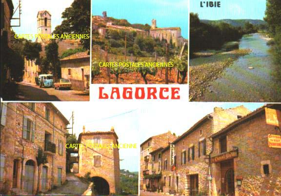 Cartes postales anciennes > CARTES POSTALES > carte postale ancienne > cartes-postales-ancienne.com Auvergne rhone alpes Ardeche Lagorce