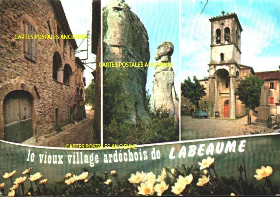 Cartes postales anciennes > CARTES POSTALES > carte postale ancienne > cartes-postales-ancienne.com Auvergne rhone alpes Ardeche Labeaume