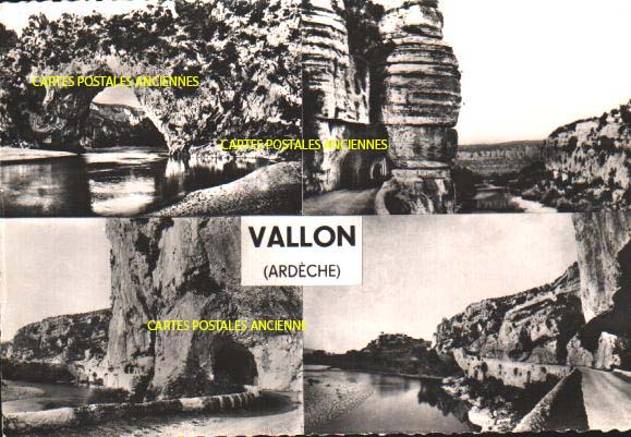 Cartes postales anciennes > CARTES POSTALES > carte postale ancienne > cartes-postales-ancienne.com Auvergne rhone alpes Ardeche Vallon Pont D Arc