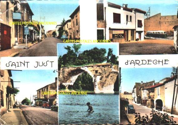 Cartes postales anciennes > CARTES POSTALES > carte postale ancienne > cartes-postales-ancienne.com Auvergne rhone alpes Ardeche Saint Just