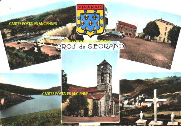 Cartes postales anciennes > CARTES POSTALES > carte postale ancienne > cartes-postales-ancienne.com Auvergne rhone alpes Ardeche Cros De Georand