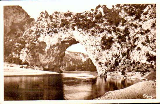 Cartes postales anciennes > CARTES POSTALES > carte postale ancienne > cartes-postales-ancienne.com Auvergne rhone alpes Ardeche Vallon Pont D Arc