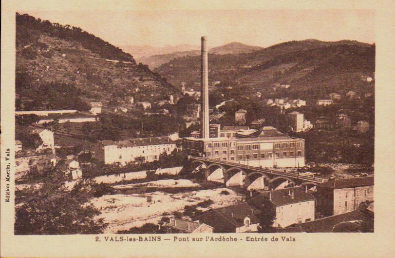 Cartes postales anciennes > CARTES POSTALES > carte postale ancienne > cartes-postales-ancienne.com Auvergne rhone alpes Ardeche Vals Les Bains