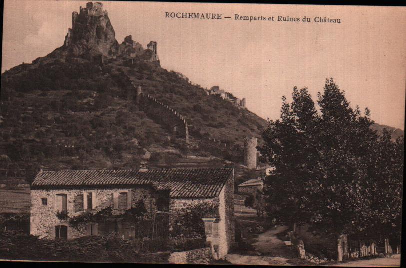 Cartes postales anciennes > CARTES POSTALES > carte postale ancienne > cartes-postales-ancienne.com Auvergne rhone alpes Ardeche Rochemaure